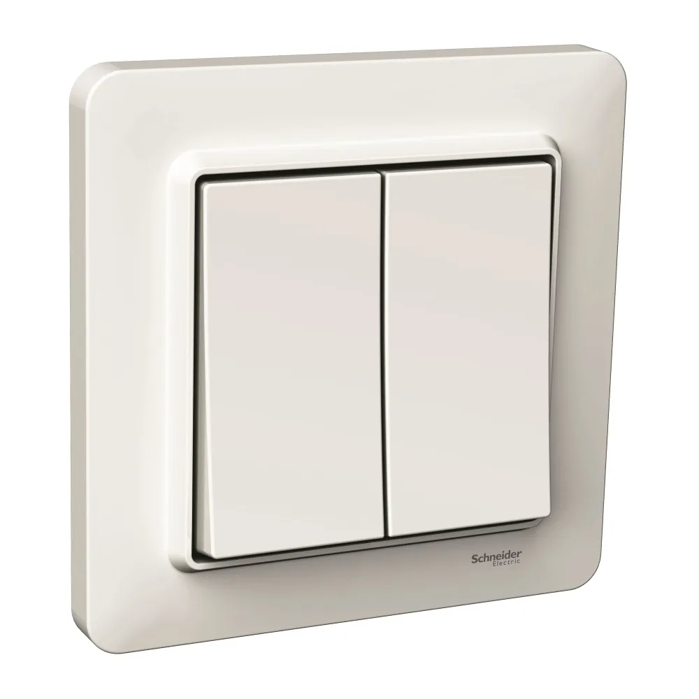 Schneider Electric Exxact Basic WDE002916 Strömbrytare kronomkopplare, vit