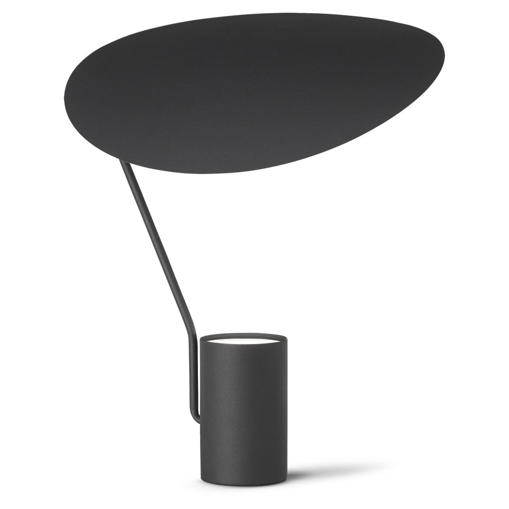 Ombre bordslampa, Svart
