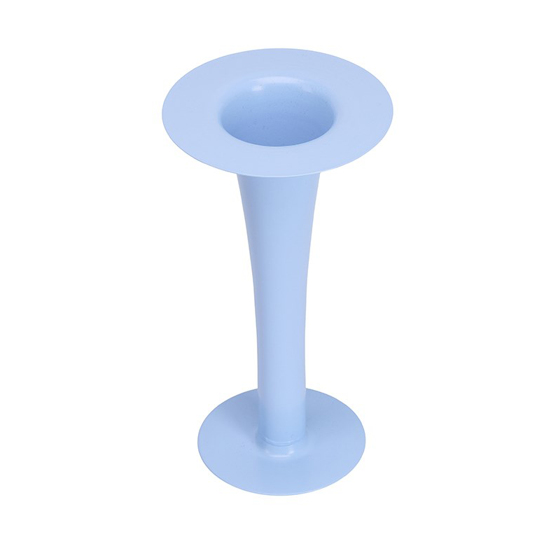 Trumpet 2-i-1 vas och ljusstake 24 cm, Blue