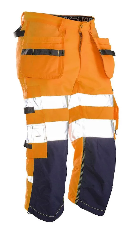 Jobman 2217 Piratbyxa orange/marinblå, varsel C62
