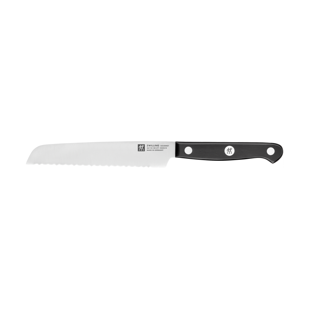 Zwilling Gourmet tandad allkniv 13 cm, Svart-rostfritt stål
