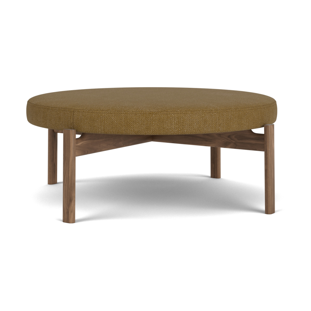 Passage pouf Ø98,5 cm, Walnut-Audo Bouclé 06
