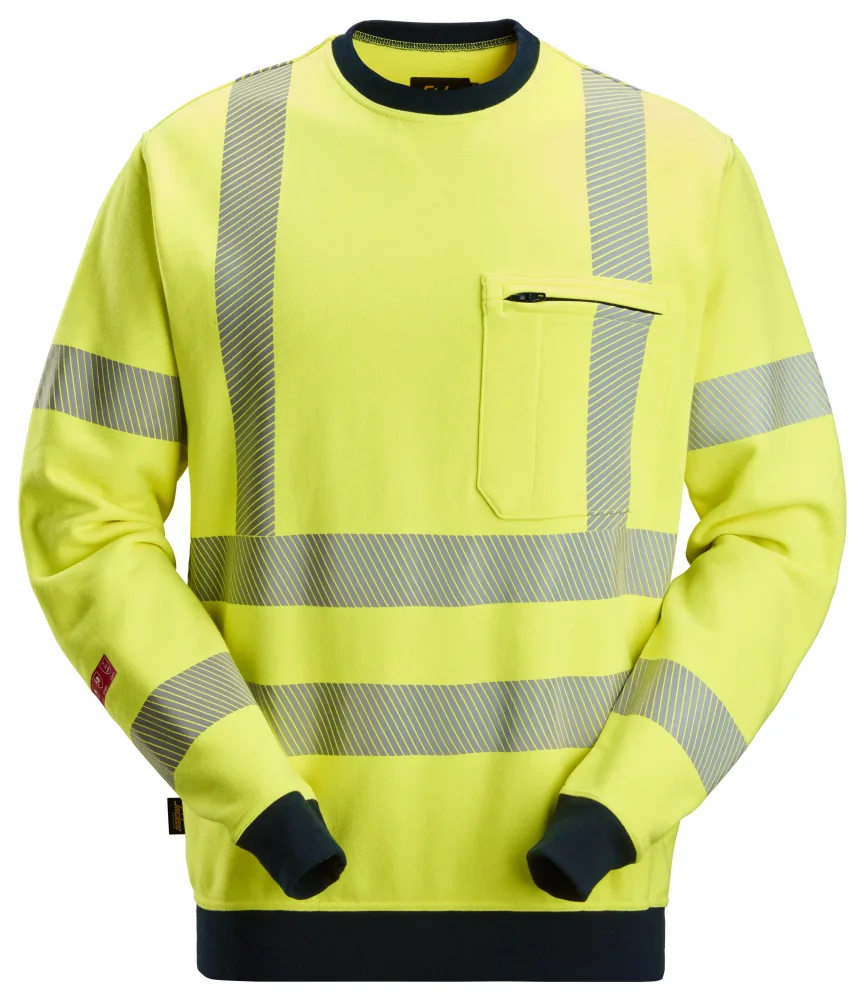 Snickers Workwear 2863-6695 Tröja varsel, gul/marinblå M