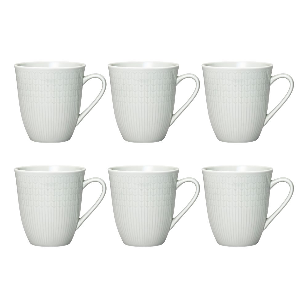 Swedish Grace mugg 50 cl 6-pack Dimma (grå)