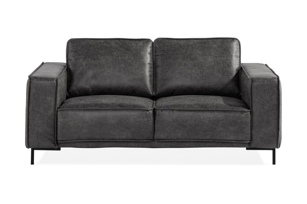 Akron 2-sits Soffa Bondedläder