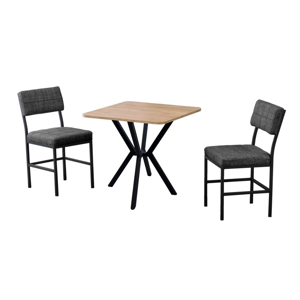 Stedum Matgrupp Bord 70 cm + 2 Stolar