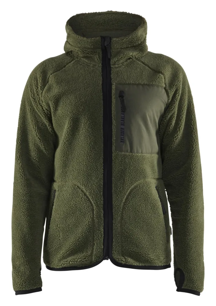 Blåkläder 4725295541094XL Pälsfiberjacka grön Grön