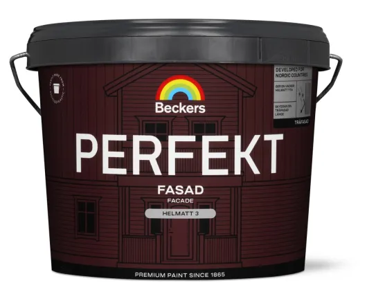 Perfekt Fasad Helmatt 3 L Vit/Bas