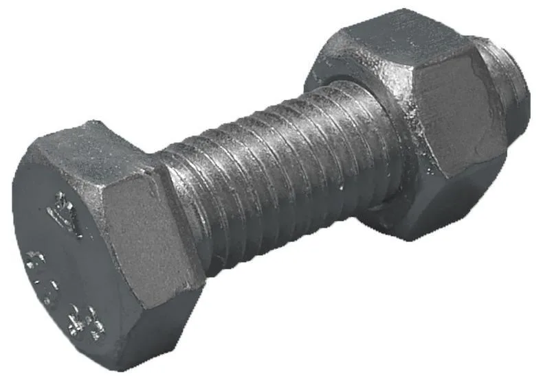 Stafa 0118600012 Stålbyggnadsskruv 16 mm, med mutter, FZB 8.8, EN 15048 16 x 35 mm, 50-pack