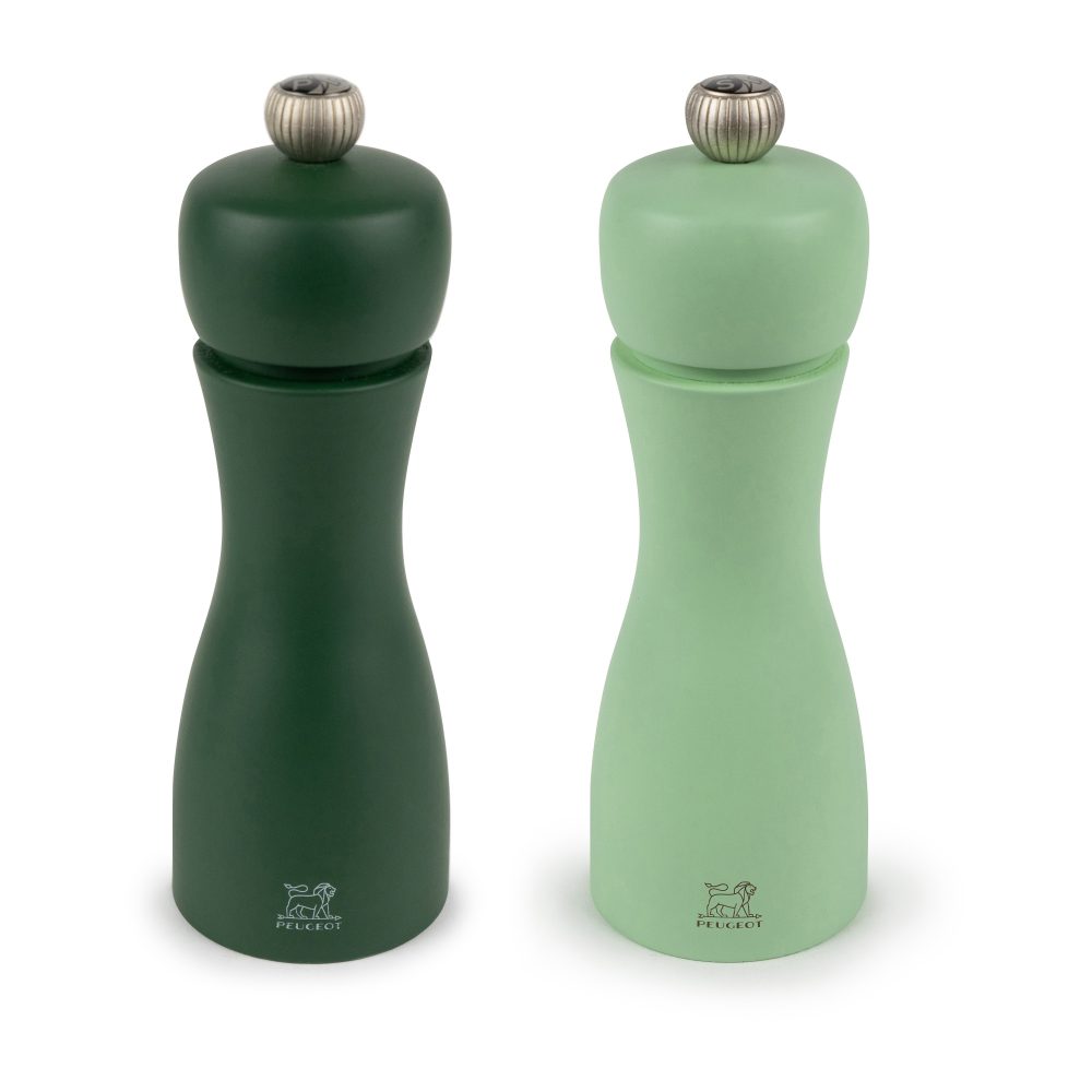 Tahiti set Water salt- och pepparkvarn 15 cm, Moss & mint