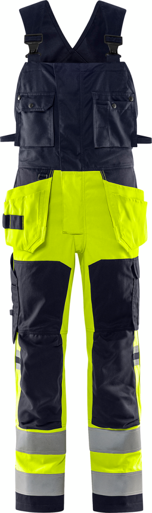 HÄNGSLEBYXA FLAM 1170 ATHF VARSELGUL/MARINBLÅ STL C54