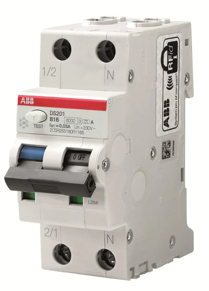 ABB 2CSR255180R1087 Personskyddsautomat 6kA, K-karakteristik, typ A DS201 K8 A30 - Bild 2