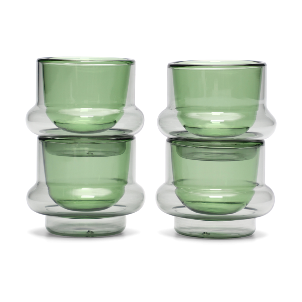 Bump espressokopp 5 cl 4-pack, Green