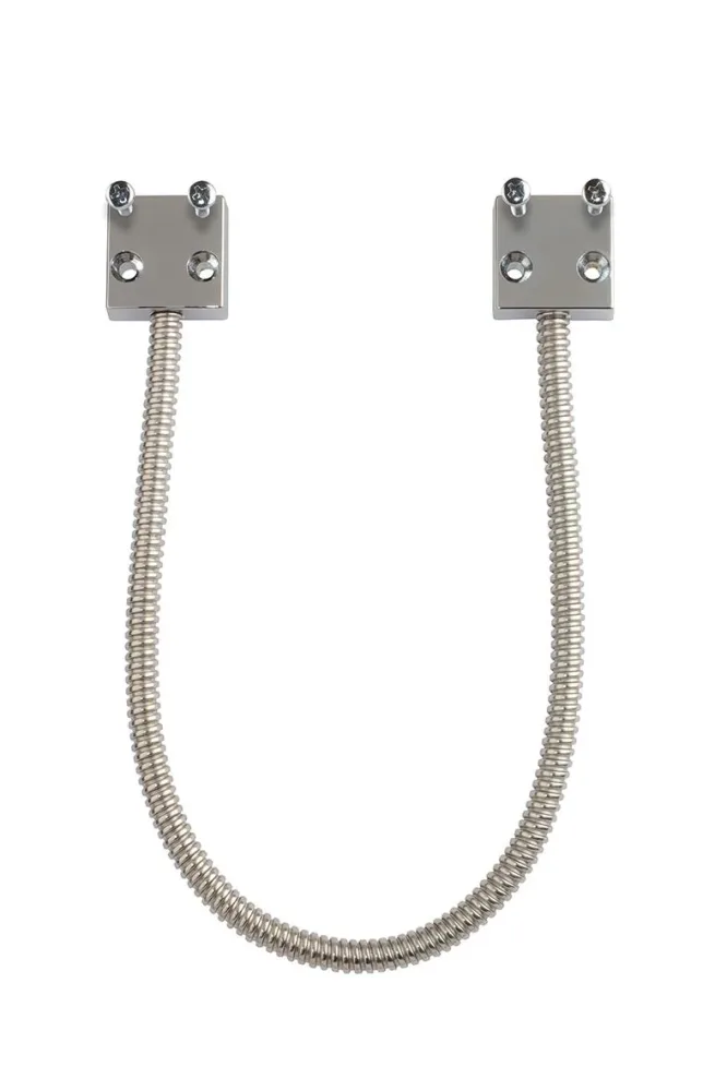 Alarmtech DL 8-40 W Karmöverföring 400 x 8 mm, med 4 skruvar Vit