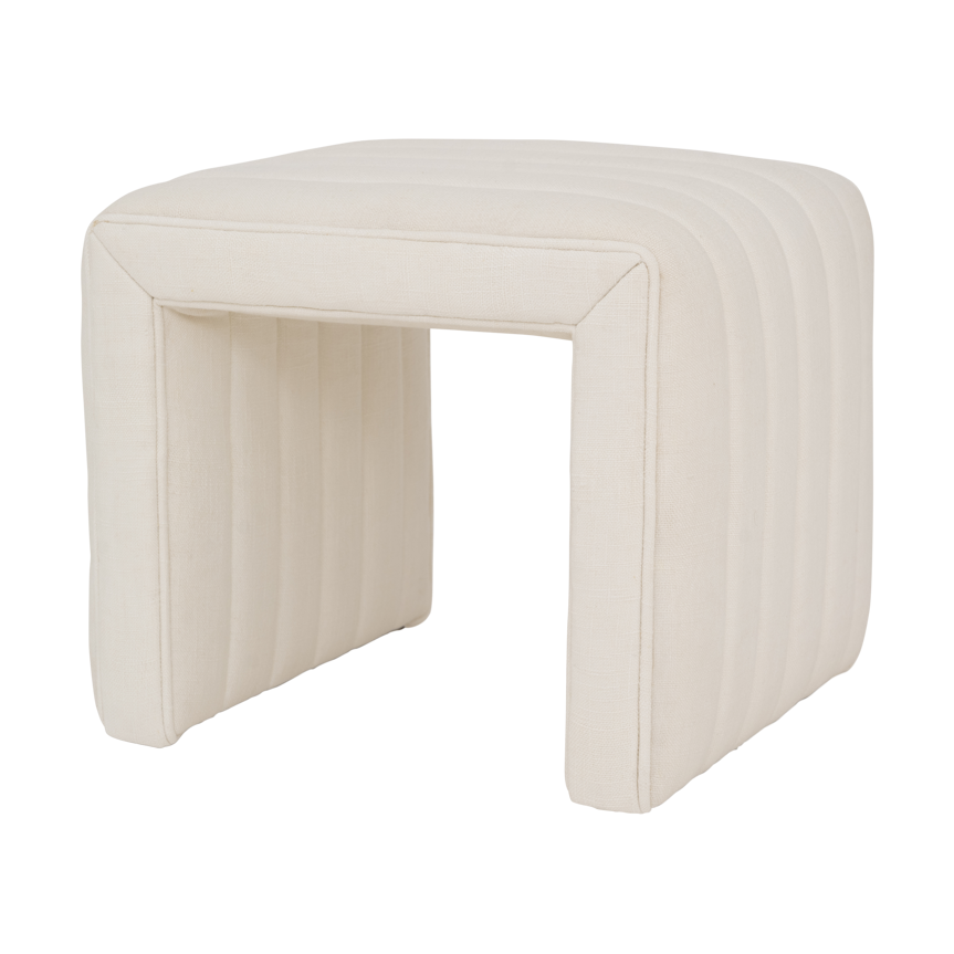 Lyne sittpuff 46x35x38 cm, Off white