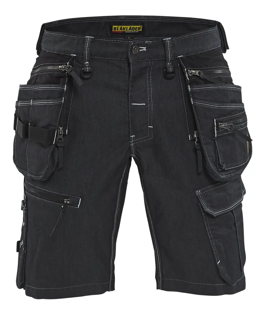 Blåkläder 1992-1141 Arbetsshorts svart, strech C54