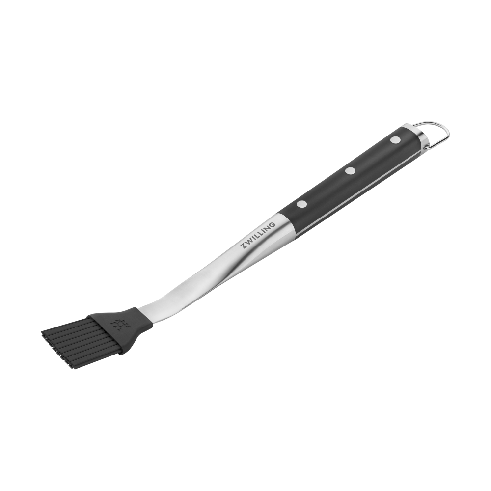 Zwilling BBQ+ silikonpensel 41 cm, Svart-rostfritt stål
