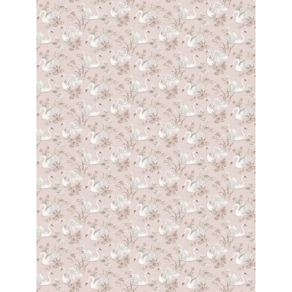Tapet Newbie Wallpaper II Lily Swan 6927 Rosa Barnmönster