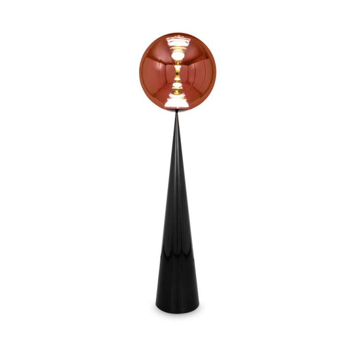 Globe fat golvlampa LED 175,5 cm, Copper