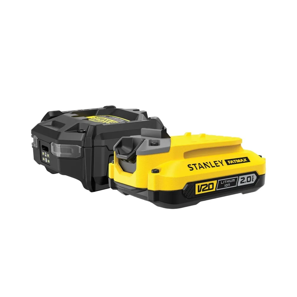 STANLEY SFMCB10D1-QW Batterisats med batteri och laddare
