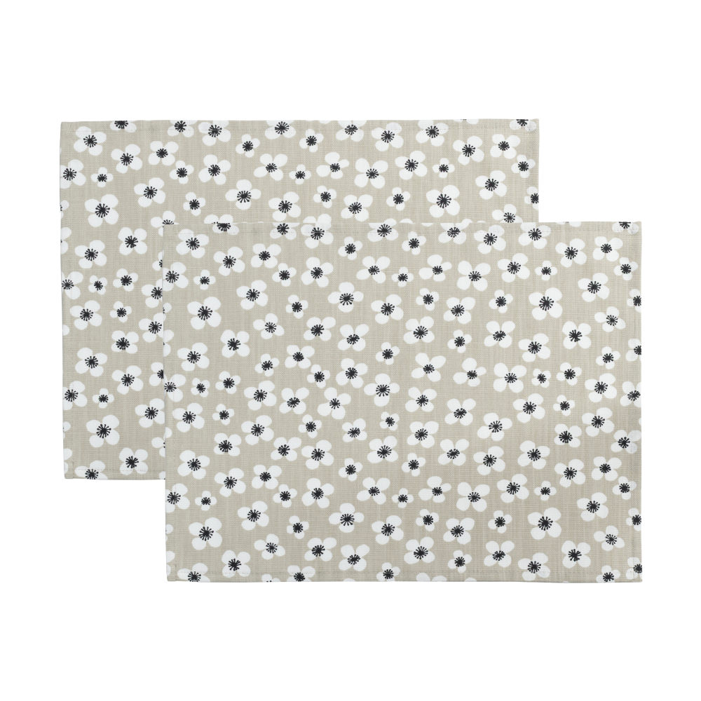 Belle Amie bordstablett 2-pack, Beige, 34x45 cm