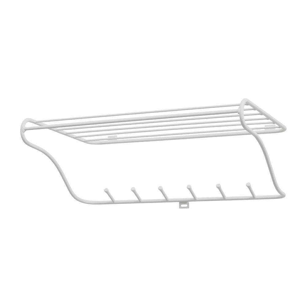 Hat Rack hatthylla, vit