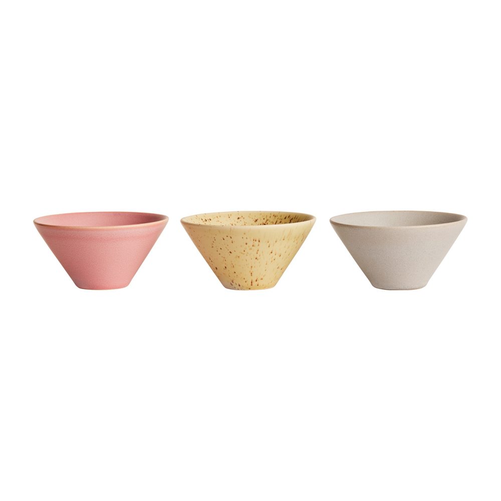 Yuka serveringsskål Ø11 cm 3-pack, Multi