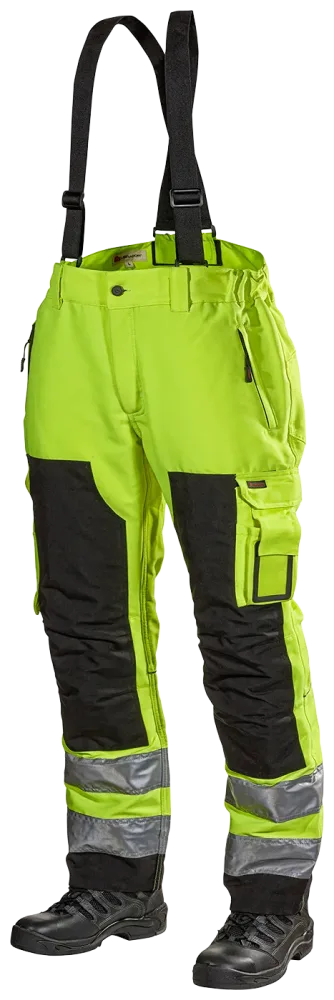 L.Brador 165PB Hängselbyxa hi-vis gul, klass 2 S