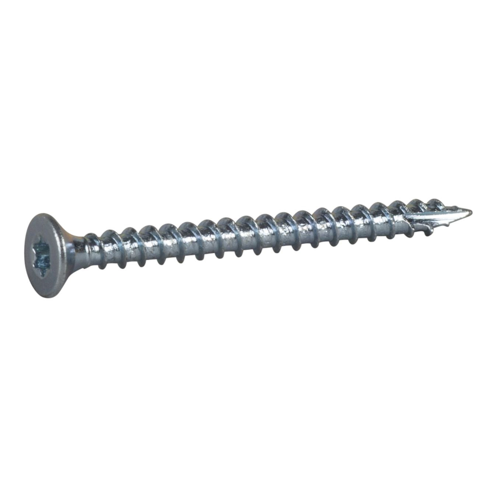 Träskruv Försänkt Huvud Helgängad TX10 3x35mm Blankförzinkad C1 200st Essve