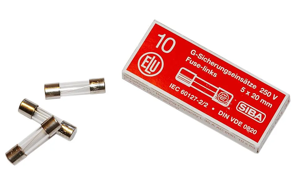 SIBA 7000134.0,125 Finsäkring 5 x 20 mm, snabb, 10-pack 125 mA