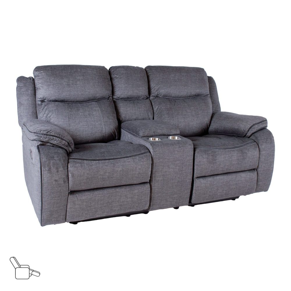 Reclinersoffa Iskmar 2-sits med manuell mekanism