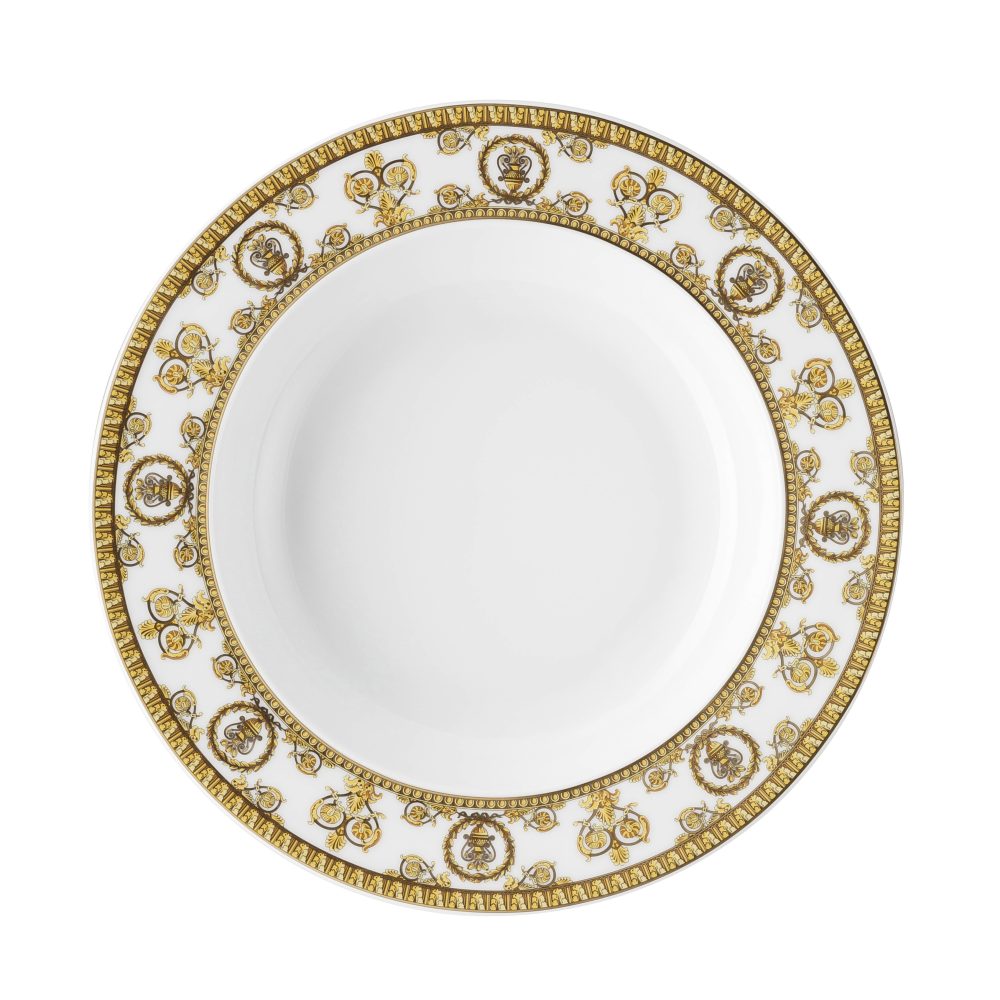 Versace I love Baroque djup tallrik, Bianco