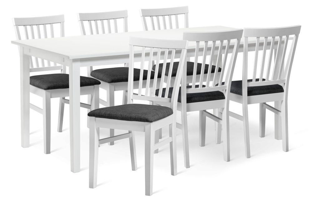 Ingrid Matgrupp med 6 stolar Ingrid