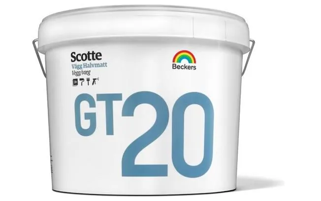 Beckers Scotte GT 5 Väggfärg helmatt Vit S 0500-N