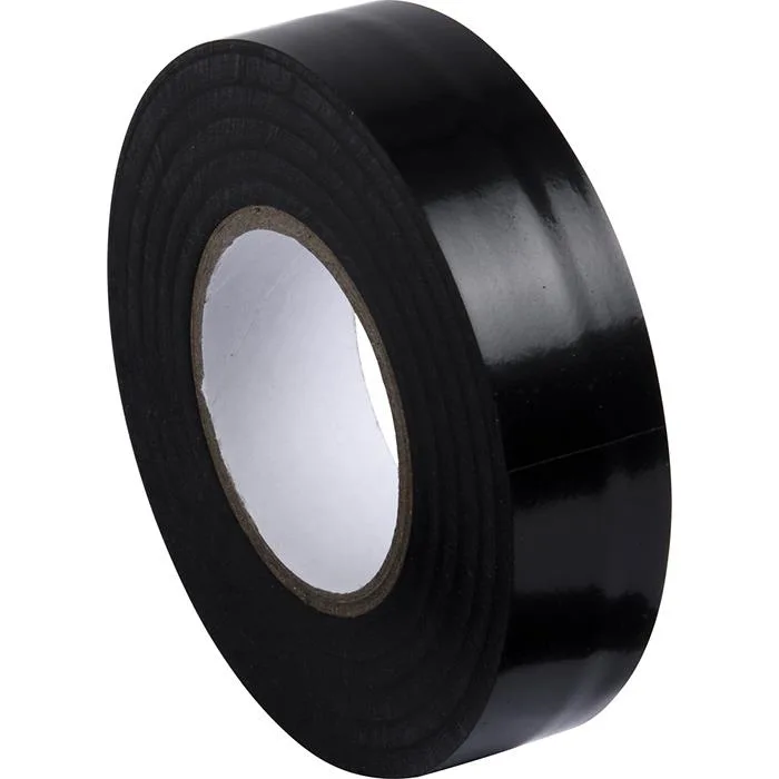 Gelia 050000611 Eltejp 20 m x 19 mm, svart
