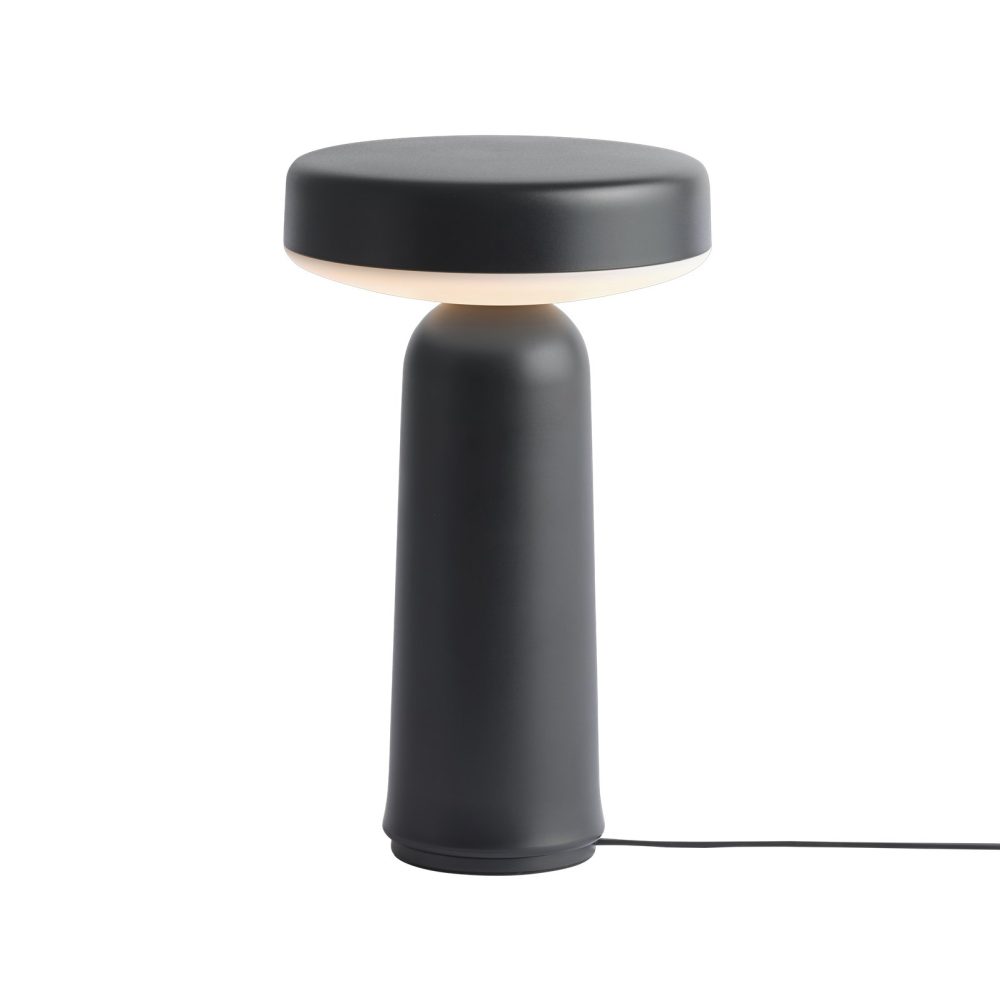 Ease portabel bordslampa 21,5 cm, Black