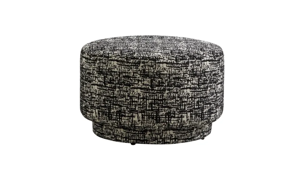 BOMU Puff Svart/Vit