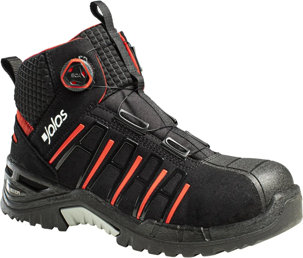 Jalas 9985 Exalter Easyroll Skyddskänga S3, BOA, svart/röd 37