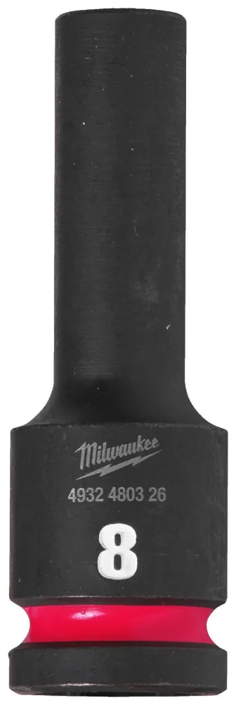 Milwaukee Shockwave Impact Duty Krafthylsa 1/2" fyrkant, djup 26 mm