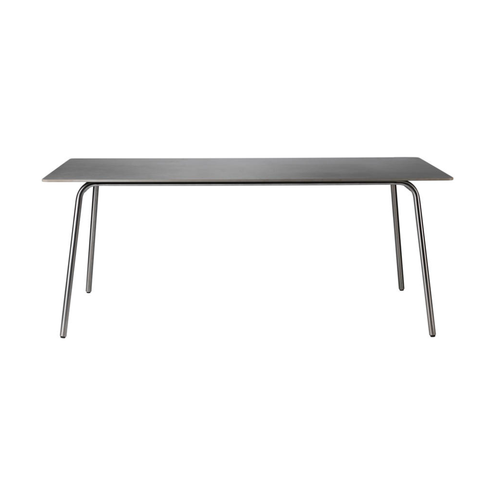 M21 Teglgård trädgårdsbord 90x180 cm, Stone-stainless steel