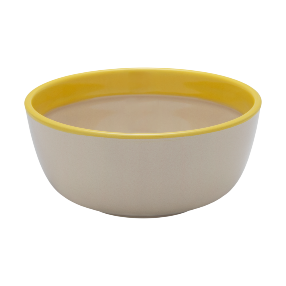 Play skål Ø13 cm, Beige-gul