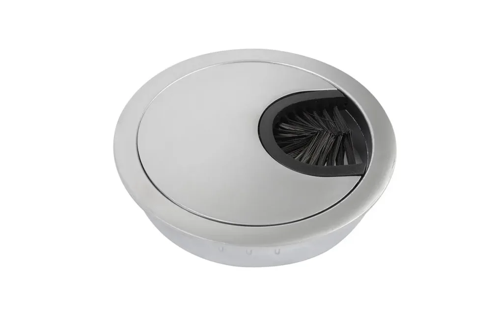 Schneider Electric Unica Kabelgenomföring sluten, 60 mm Vit