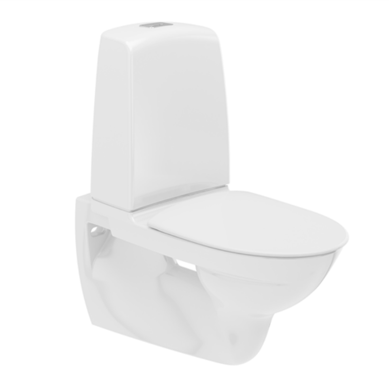 Ifö Vägghängd WC-stol Spira Rimfree 6293 mjuksits