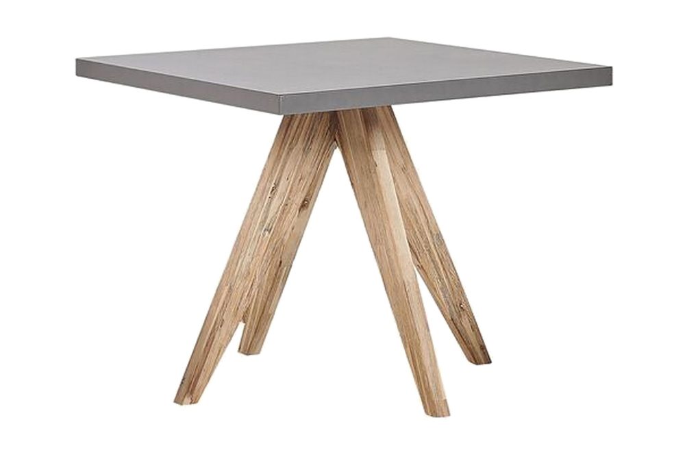 Rund Trädgårdsbord betongeffekt 90 c 90 cm OLBIA