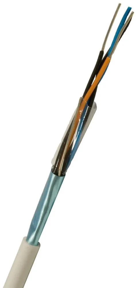 Nexans PTS-HF Telekabel 2x2x0.6 mm, vit 100 m, bobin