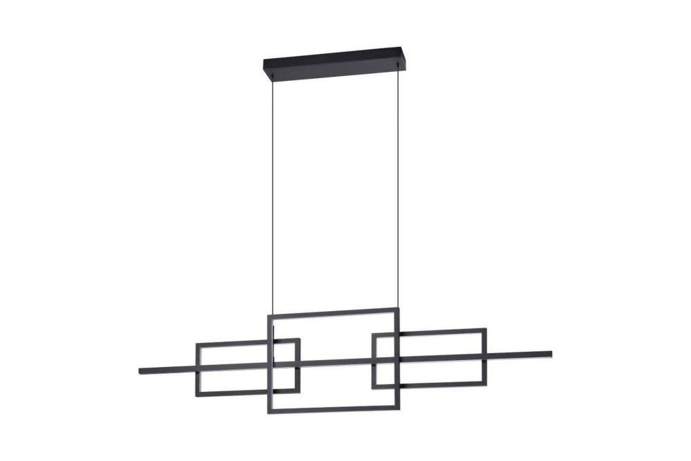 Takpendel Eglo Puebla Svart/Vit 150 cm