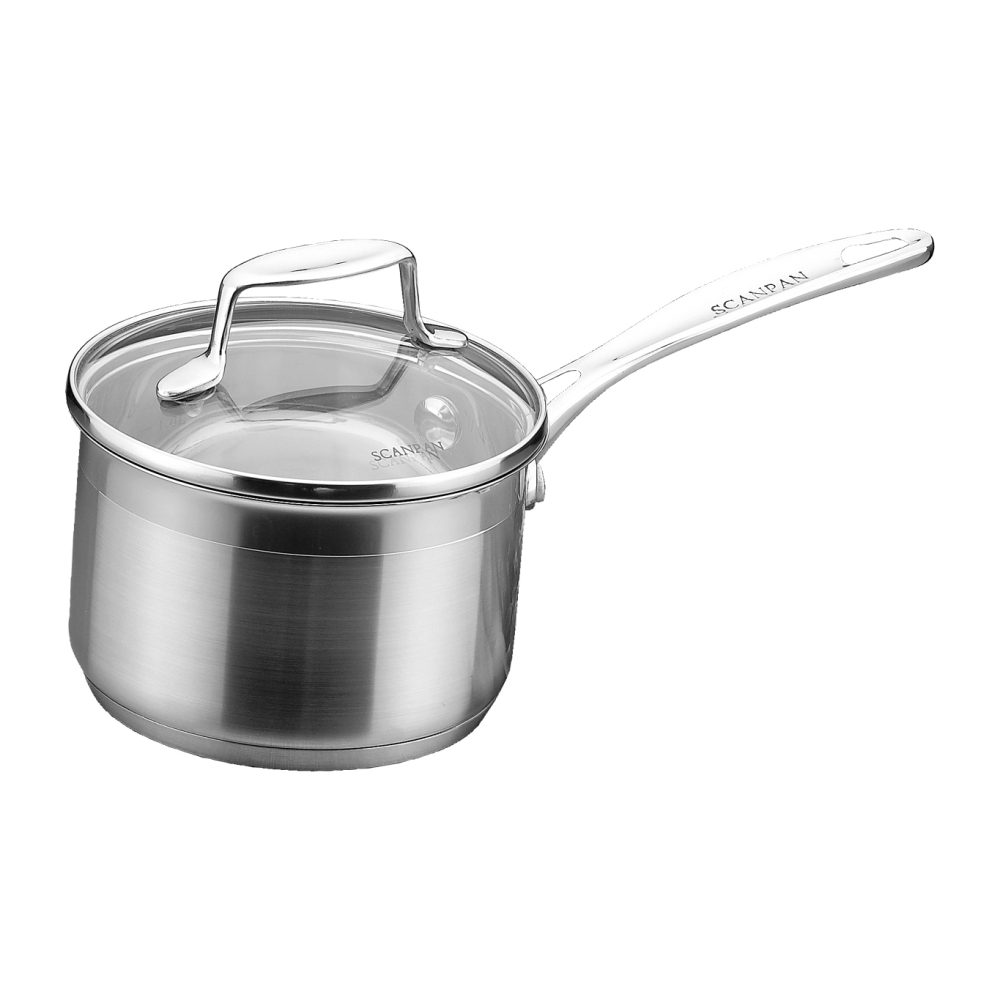 Scanpan Impact kastrull med lock 1,8 L, Rostfritt stål