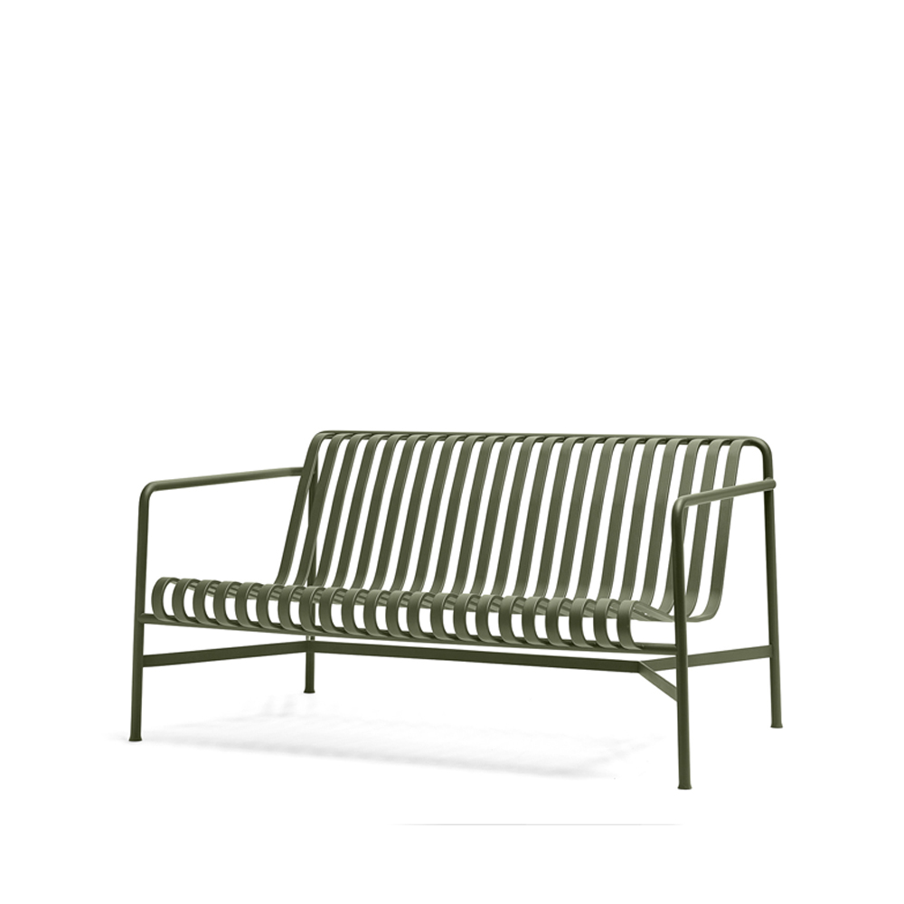 Palissade loungesoffa, Olive