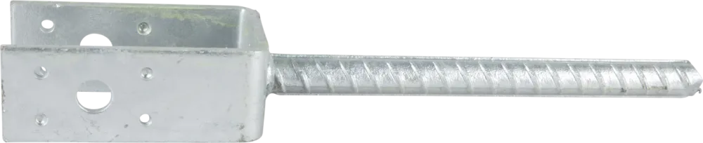 ESSVE 951622 Stolpsko 4 mm, typ U, förzinkad 75 x 70 x 125/200 mm