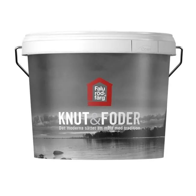 Falu Rödfärg Knut&Foder Fasadfärg helmatt Grön